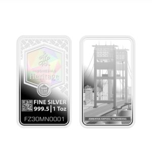 Perak Warisan Indonesia Jembatan Ampera - 1 Toz