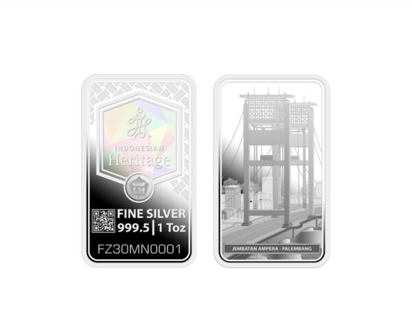 Perak Warisan Indonesia Jembatan Ampera - 1 Toz