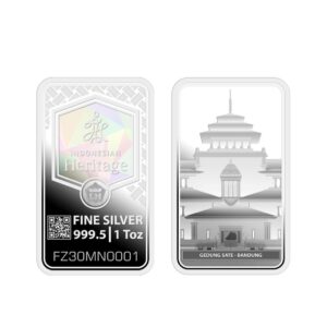 Perak Peninggalan Indonesia Gedung Sate - 1 Toz