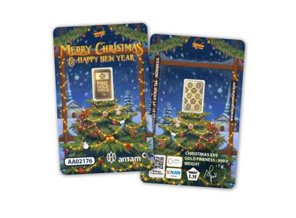 Emas Antam LM Gift Series Christmas Eve – 1gr